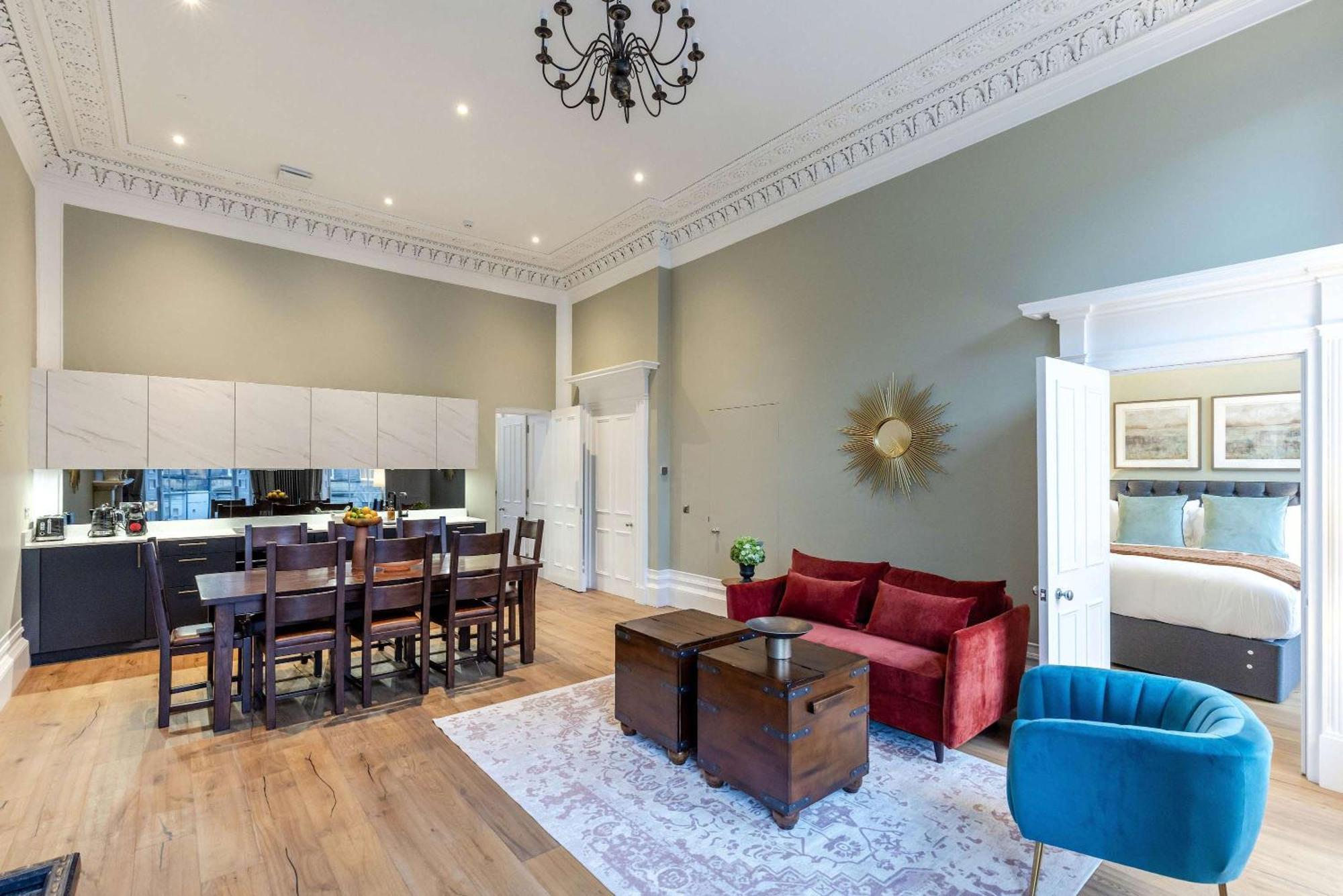 Dragon Suites Luxury Apartments At 9 Albyn Place Édimbourg Extérieur photo