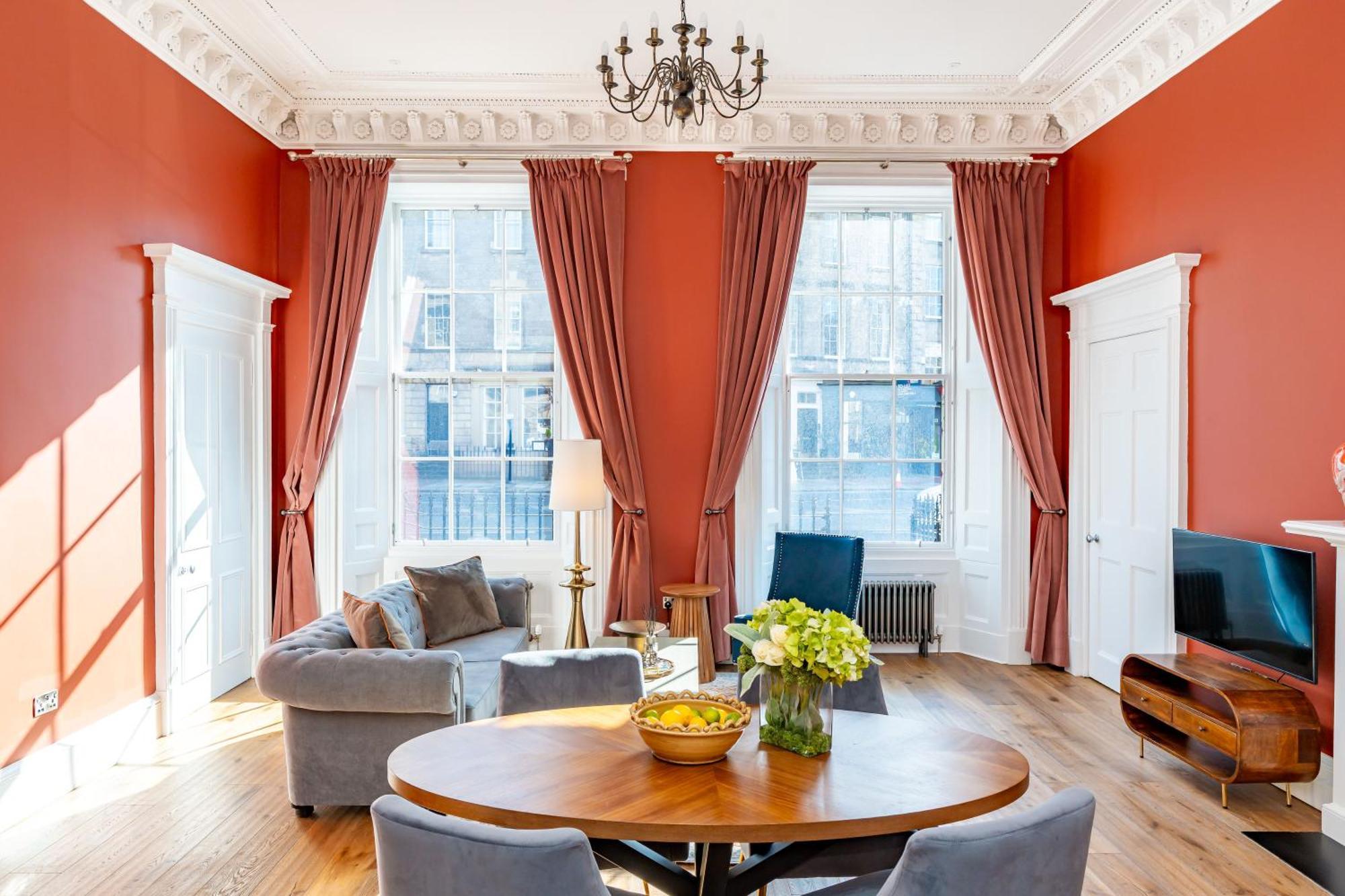Dragon Suites Luxury Apartments At 9 Albyn Place Édimbourg Extérieur photo