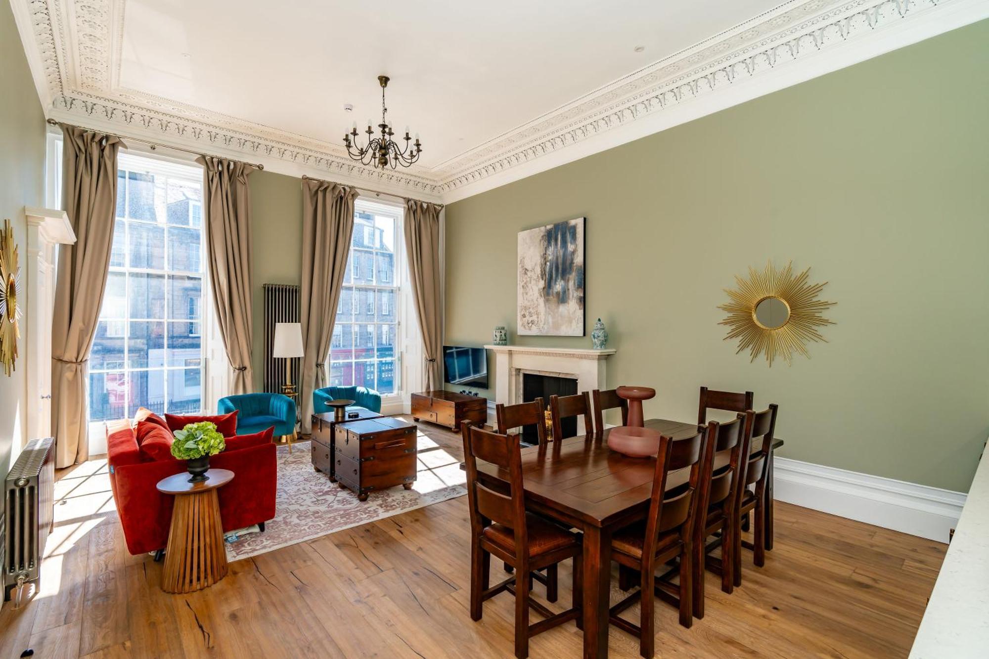 Dragon Suites Luxury Apartments At 9 Albyn Place Édimbourg Extérieur photo