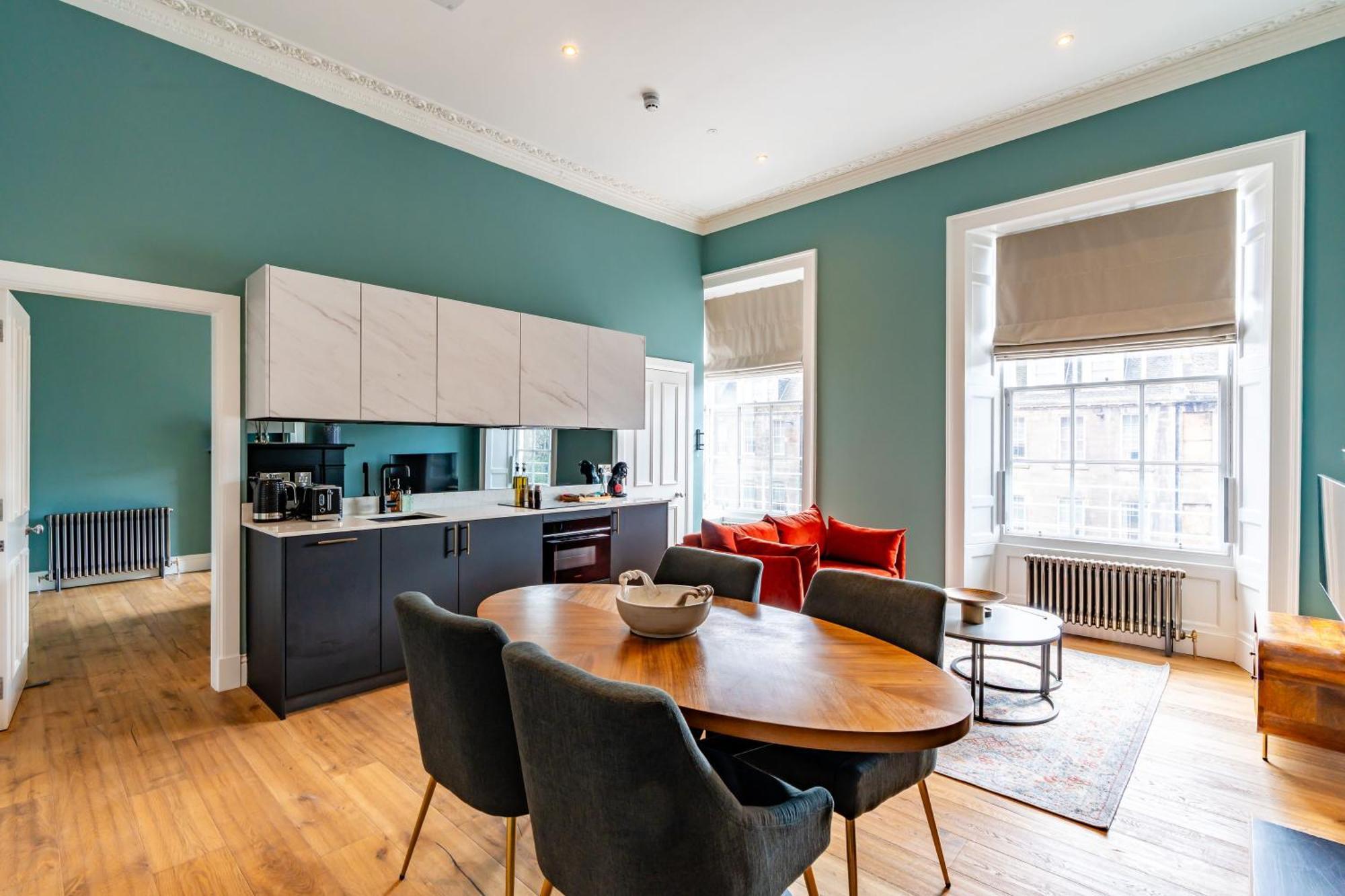 Dragon Suites Luxury Apartments At 9 Albyn Place Édimbourg Extérieur photo